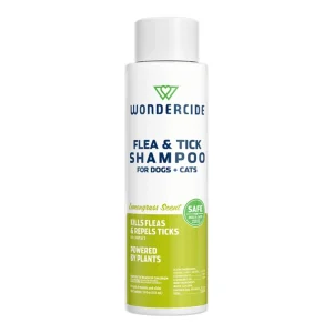 Wondercide Dog & Cat Lemongrass Flea & Tick Shampoo, 12oz