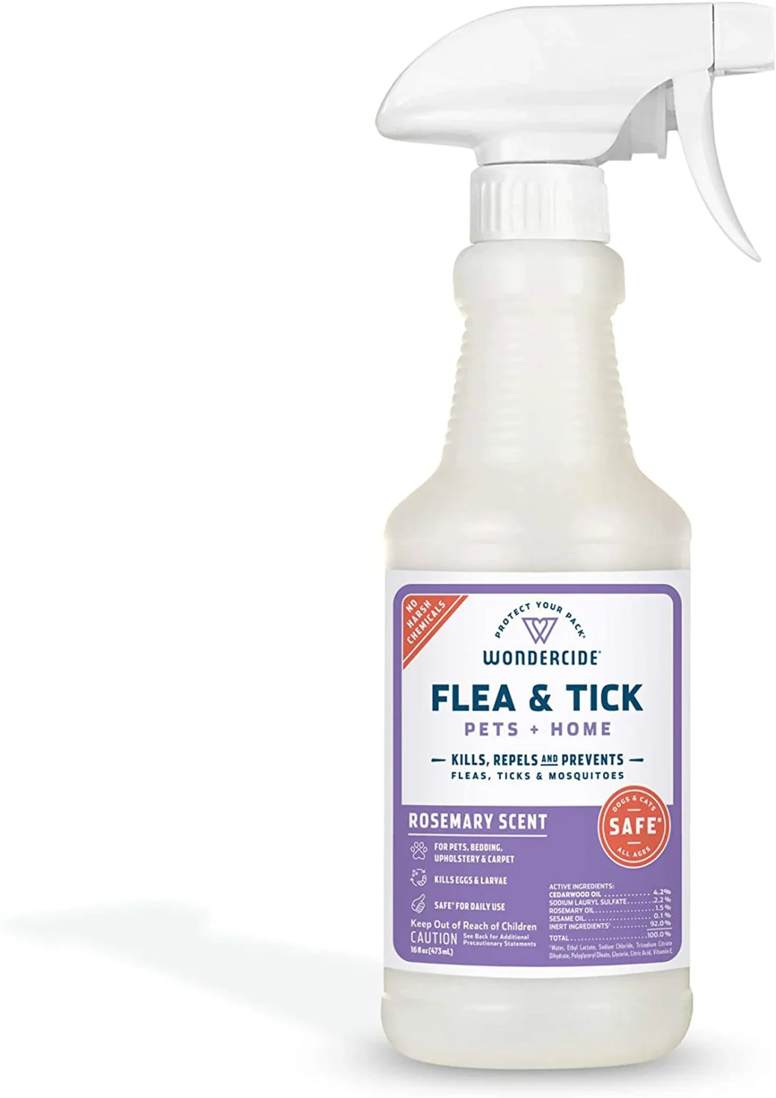Wondercide Flea Tick And Mosquito Control Spray 16 oz.-Rosemary