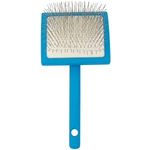 Wooden Large Dematting Slicker Brush Blue by Zolitta
