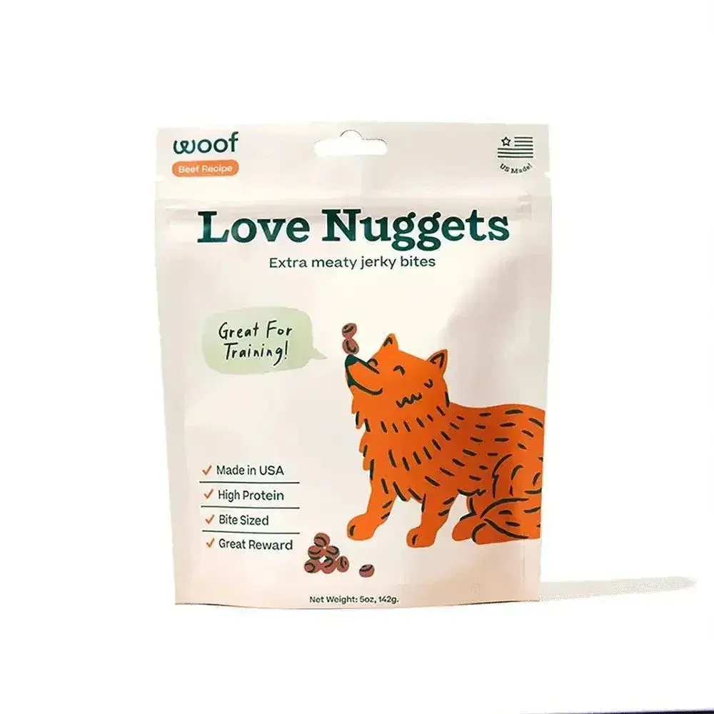 Woof Pet Love Nuggets Beef Training Treats