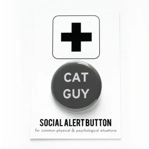 WORD FOR WORD | Cat Guy Button