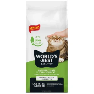 World's Best® Corn Cat Litter - Comfort Care, Unscented