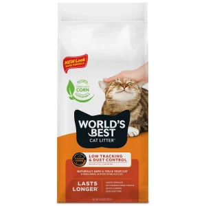 World's Best® Multiple Cat Corn Cat Litter - Unscented, Low Tracking & Dust Control