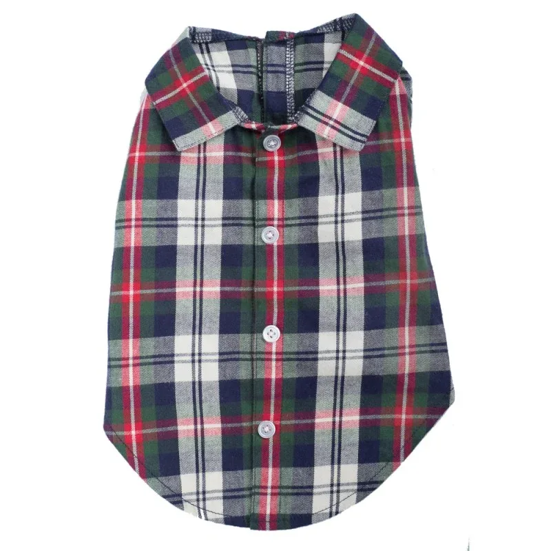 WORTHY DOG | Plaid Shirt in Navy