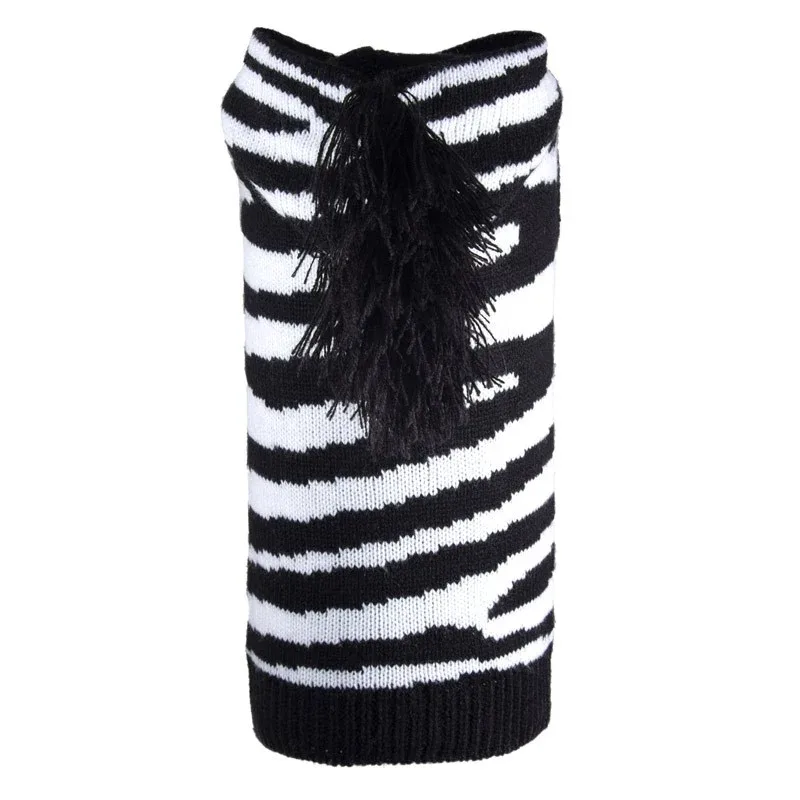 WORTHY DOG | Zebra Hoodie Sweater