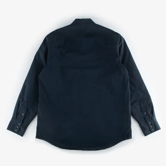 Wrangler Big & Tall Flannel Lined Black Workshirt - Image 2