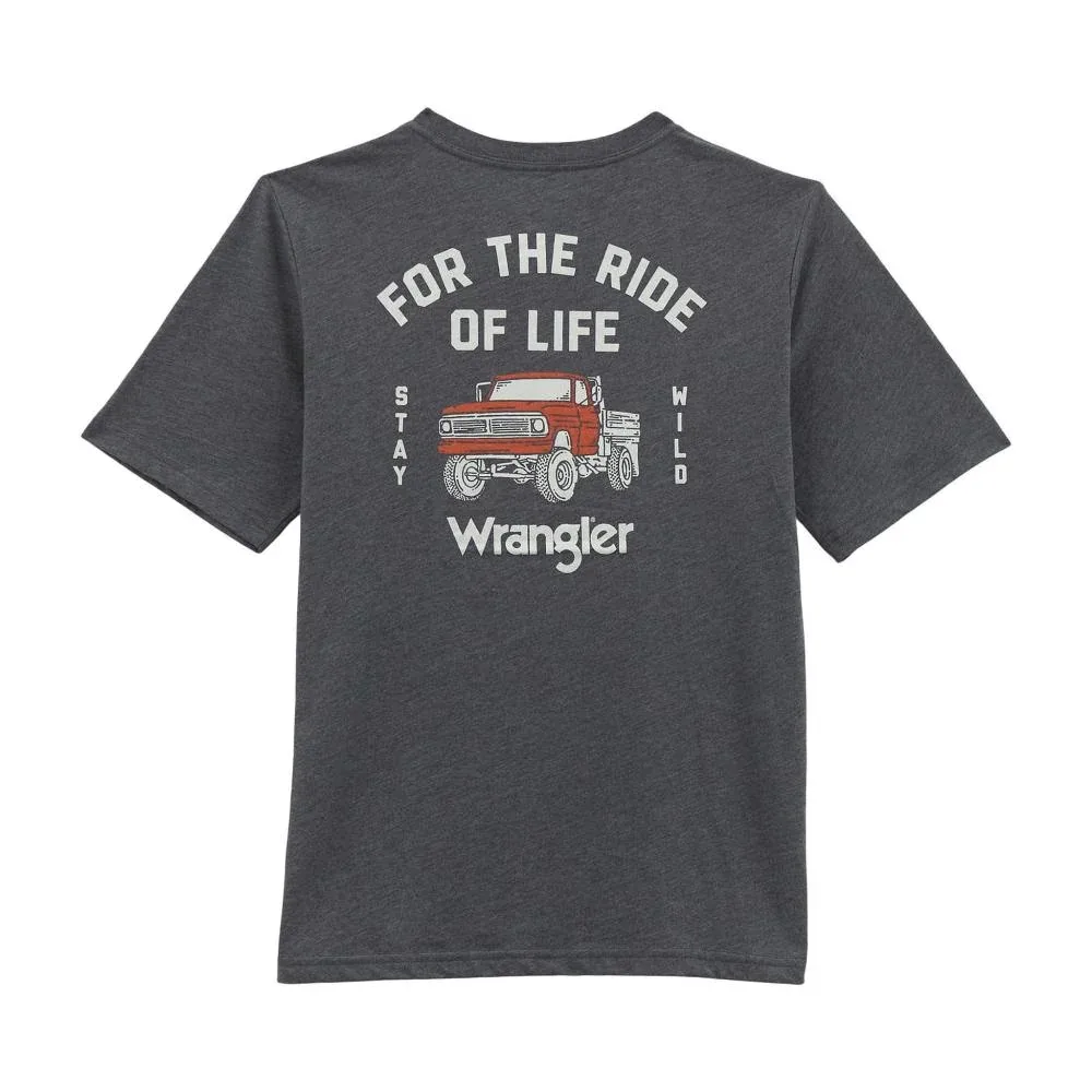 Wrangler Boys Asphalt Graphic Tee