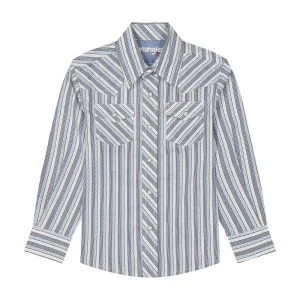 Wrangler Boy's Blue 20X Advanced Comfort Shirt