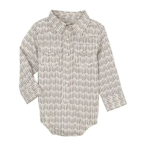 Wrangler Boys Blue/Brown Onesie