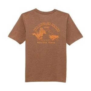 Wrangler Boy's Cacao Calf Roping Tee Shirt