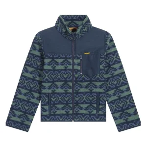 Wrangler Boy's Hay Away Dark Forest Sherpa Zip Up