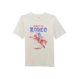 Wrangler Boy's Marshmallow Logo Tee Shirt