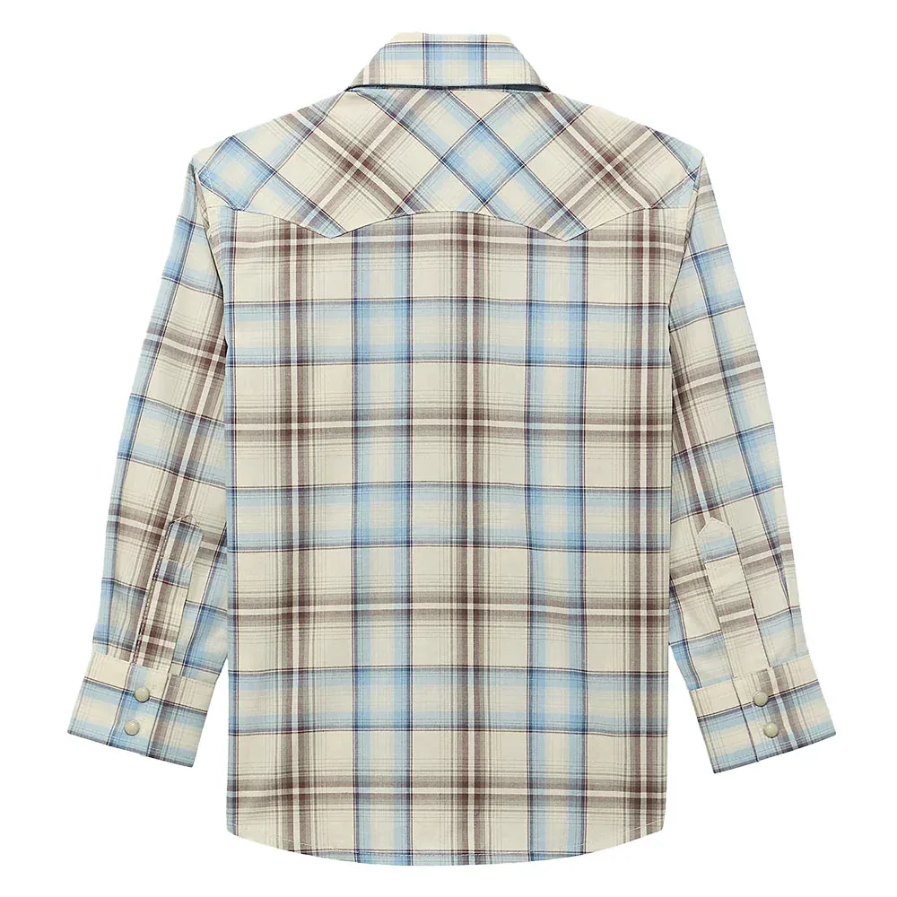 Wrangler Boy's Retro Plaid Shirt - Image 2