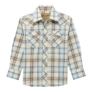 Wrangler Boy's Retro Plaid Shirt