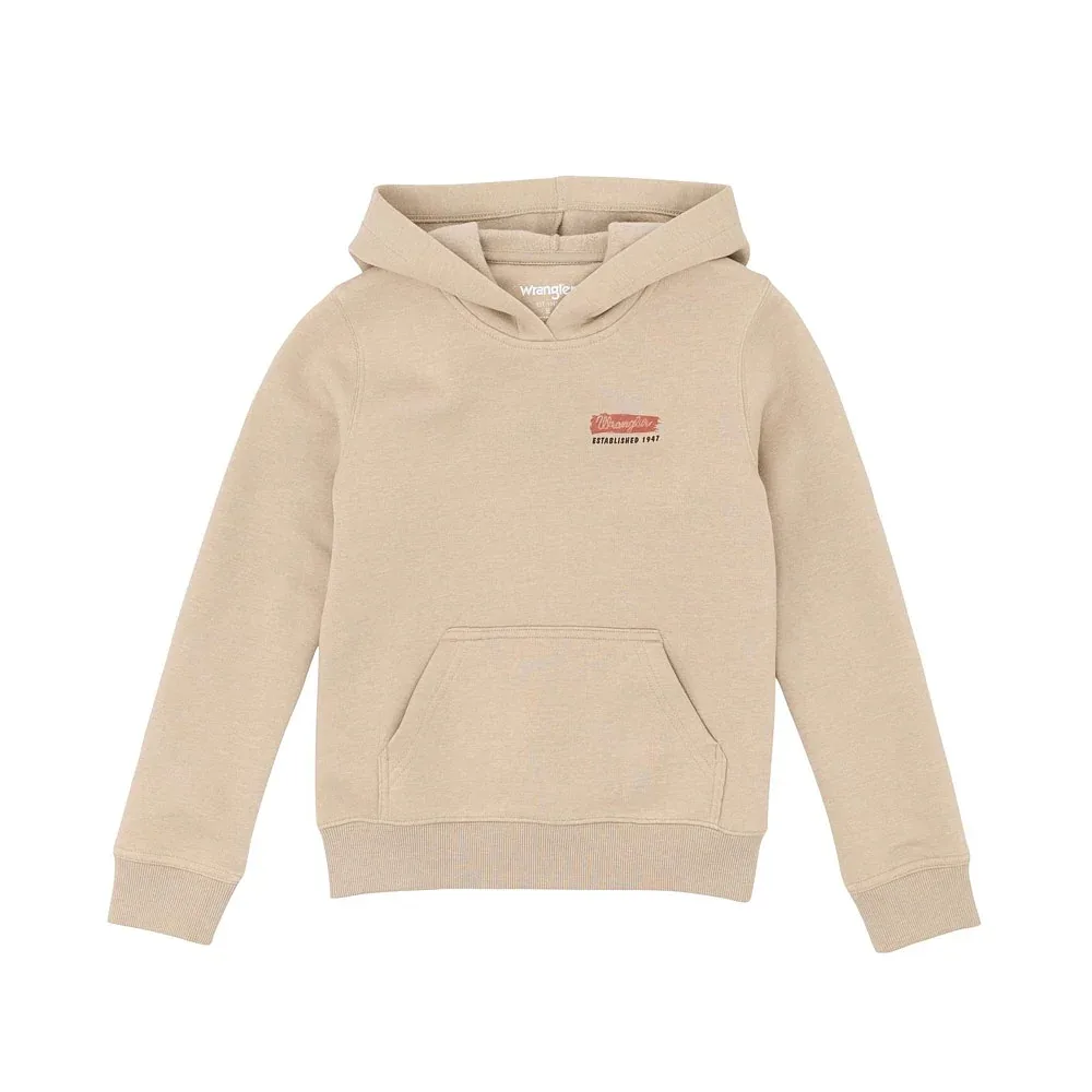 Wrangler Boy's Trench Coat Long Live Cowboys Hoodie - Image 2