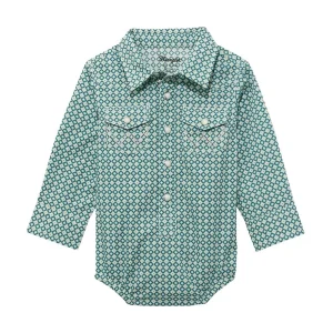 Wrangler Boy's Turquoise Onesie