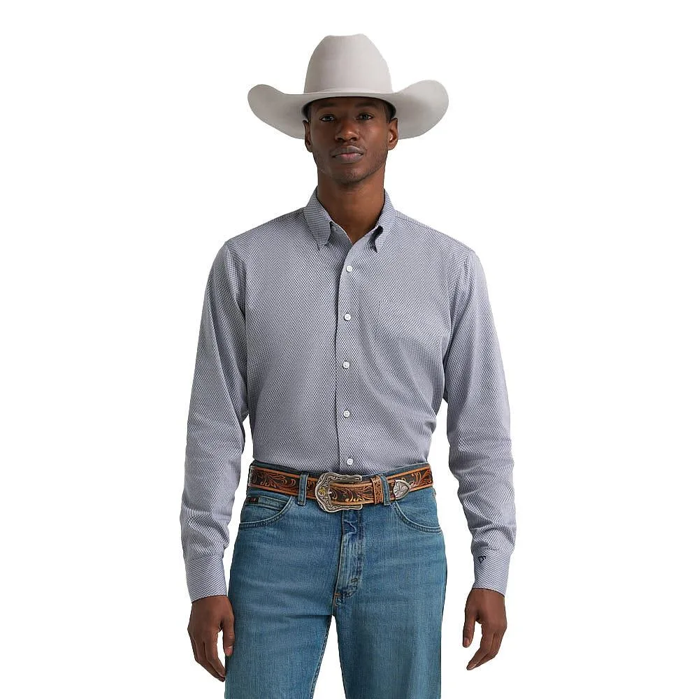 Wrangler Cody Johnson Grey Print Shirt