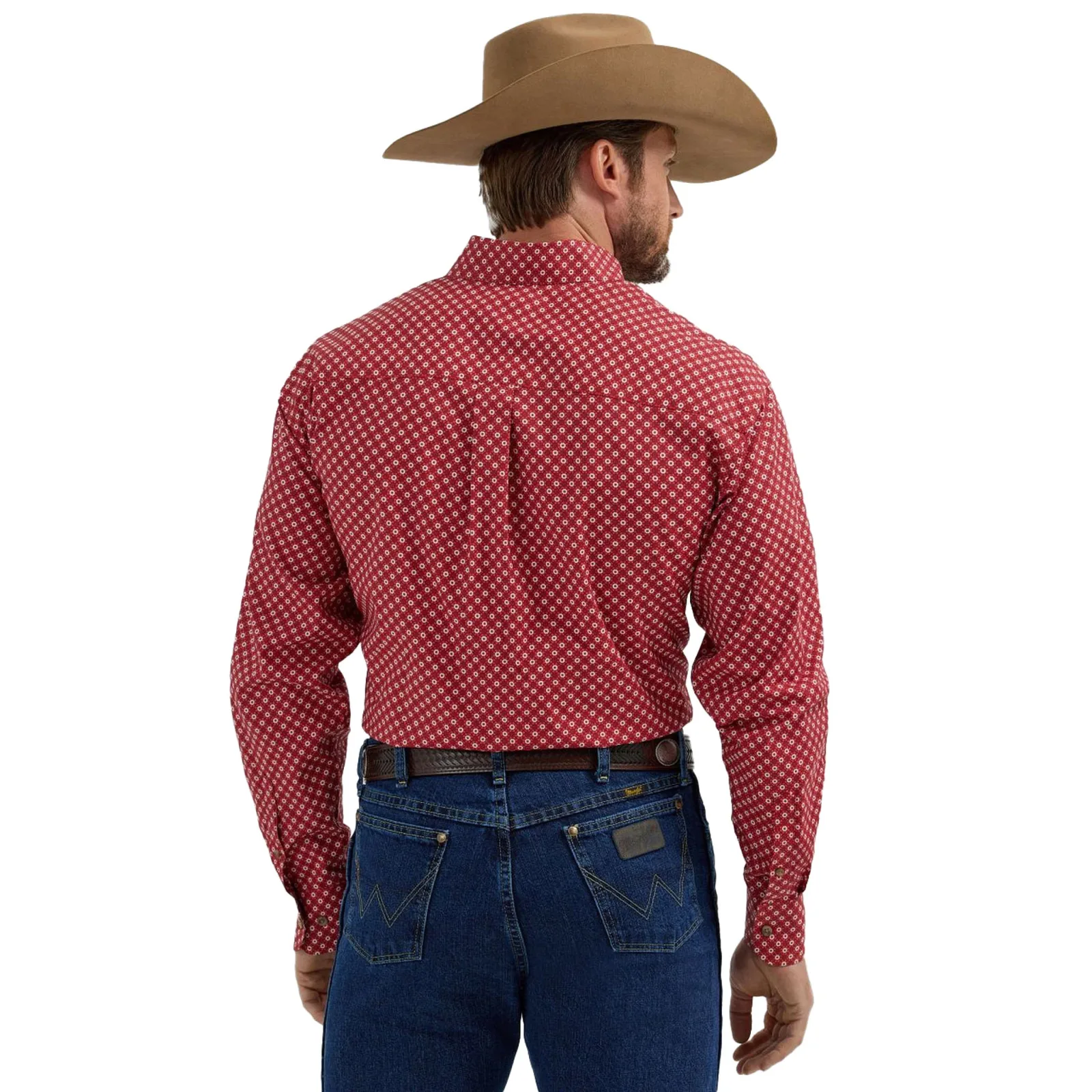 Wrangler George Strait Red Circle Print Shirt - Image 2