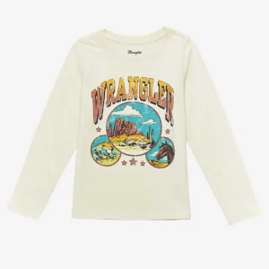 Wrangler Girls' Desert Sky Long Sleeve Tee