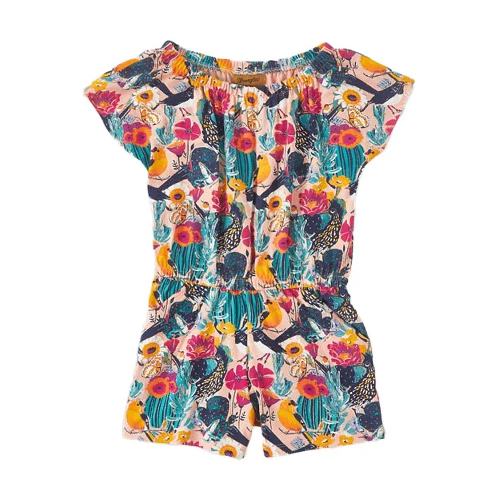 Wrangler Girl's Floral Romper