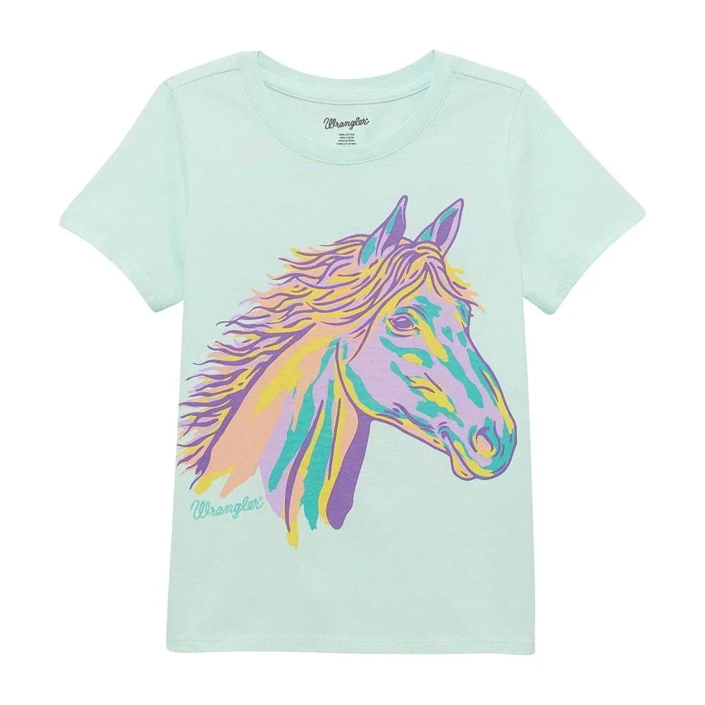 Wrangler Girl's Horse Print Tee Shirt
