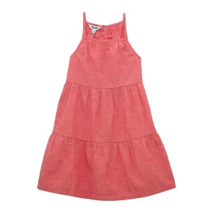 Wrangler Girl's Red Tiered Dress
