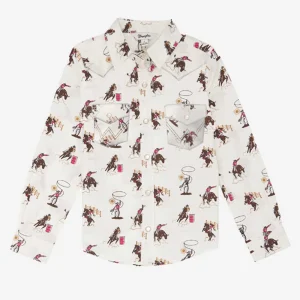 Wrangler Girls' Rope 'Em Babe Top