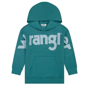 Wrangler Girl's Turquoise Logo Hoodie