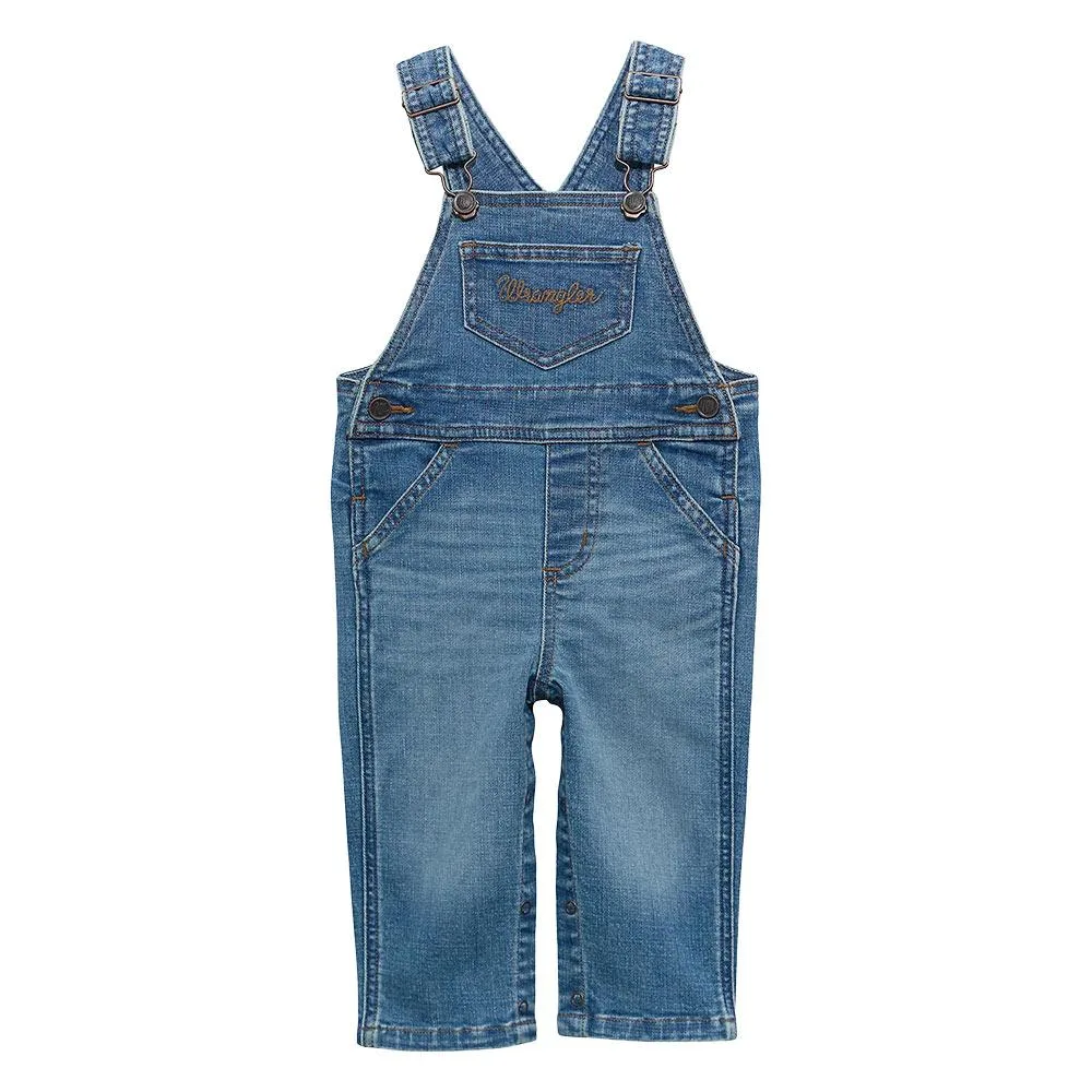 Wrangler Infant Girl's Denim Overalls