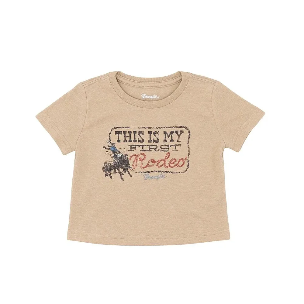 Wrangler Infant Trench Coat First Rodeo Tee Shirt