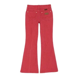 Wrangler Lainey Wilson Girl's Red Flare Jeans