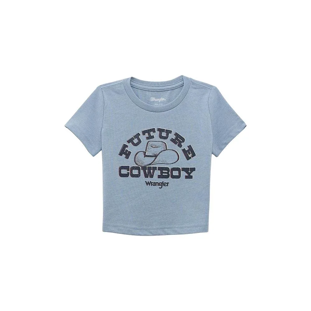 Wrangler Little Boy's Blue Future Cowboy Tee Shirt