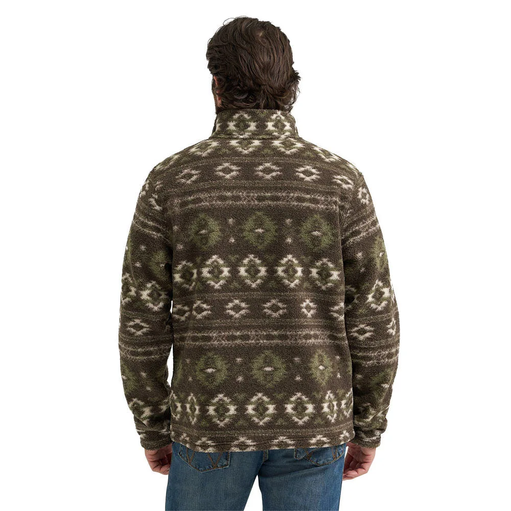 Wrangler Men's Black Olive Hay Way Pullover - Image 2