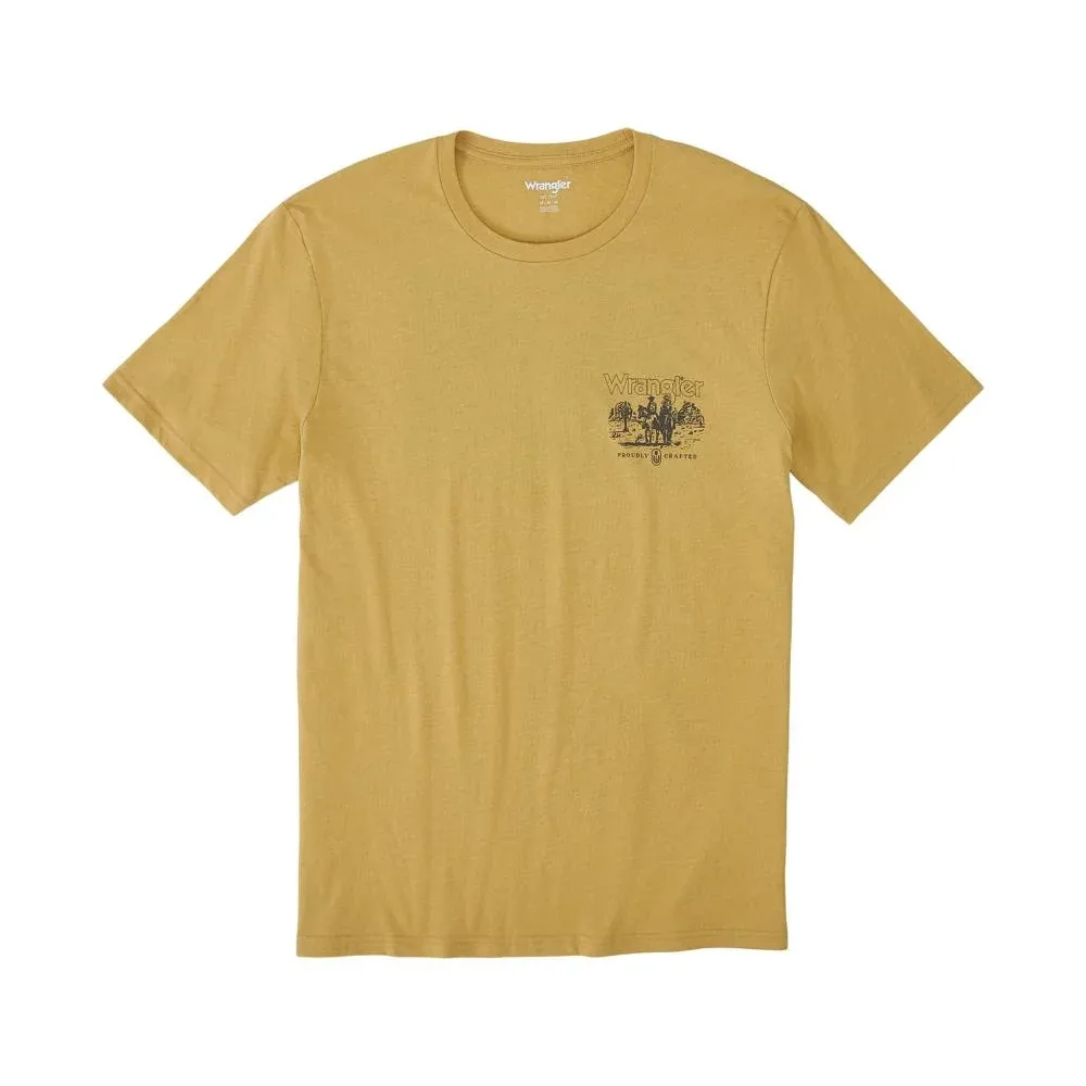 Wrangler Men's Desert Pale Gold Tee