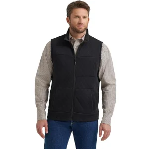 Wrangler Men's George Strait Black Vest