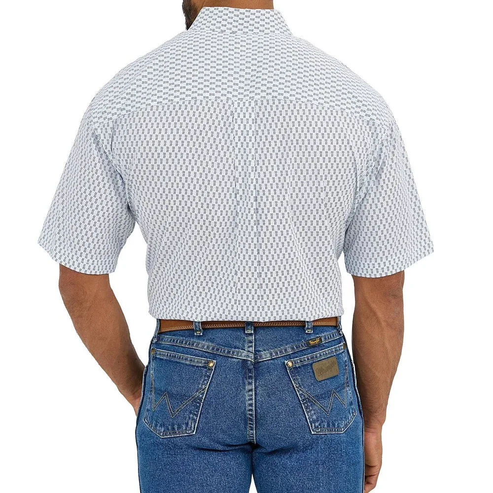 Wrangler Mens George Strait Blue Shirt - Image 2