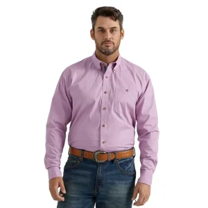 Wrangler Men's George Strait Long Sleeve Button Down