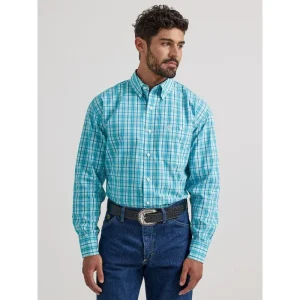 Wrangler Men's George Strait Long Sleeve Button Down