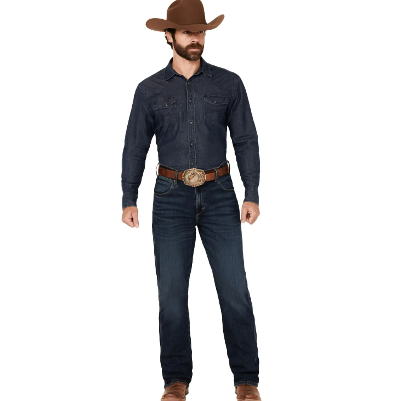 Wrangler Mens Retro Denim Relaxed Jean - Image 2