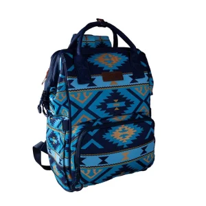Wrangler Navy Aztec Callie Backpack