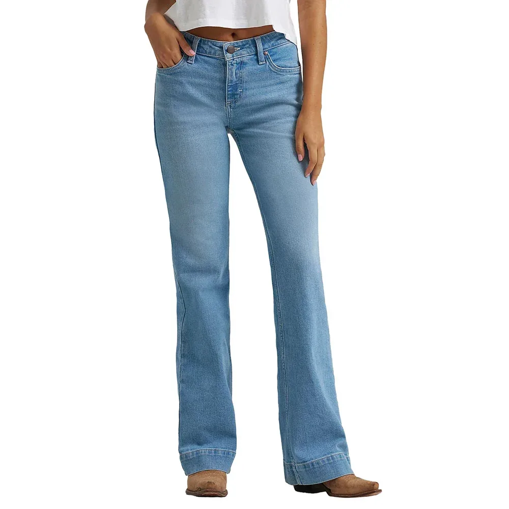Wrangler Women's Bridget Mid Rise Trouser - Image 2