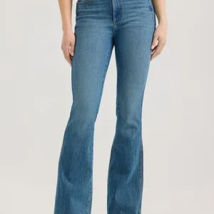 Wrangler Womens Collins High Rise Flare Jean