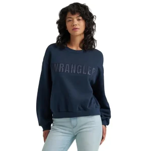 Wrangler Women's Dark Sapphire Satin Pullover