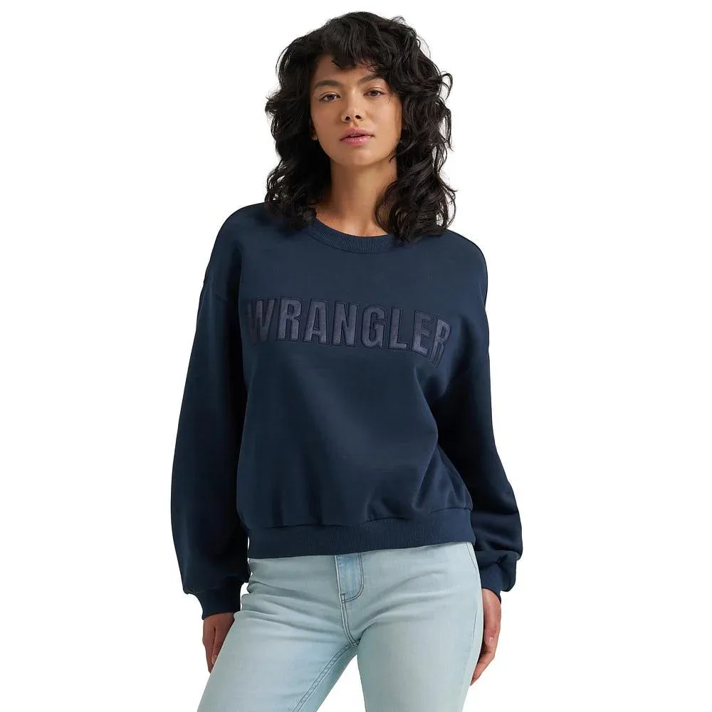 Wrangler Women's Dark Sapphire Satin Pullover