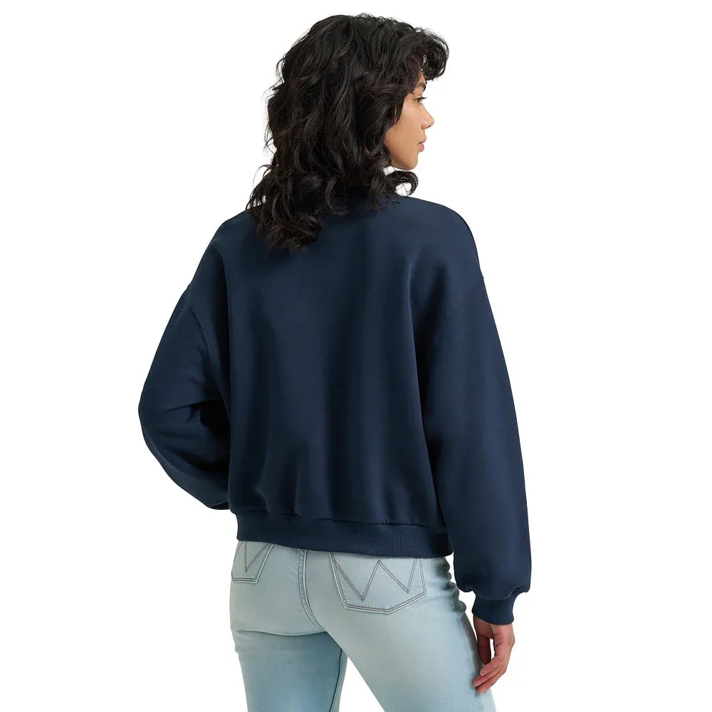 Wrangler Women's Dark Sapphire Satin Pullover - Image 2