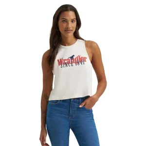 Wrangler Women's Festival Since 1947 Crop Tank
