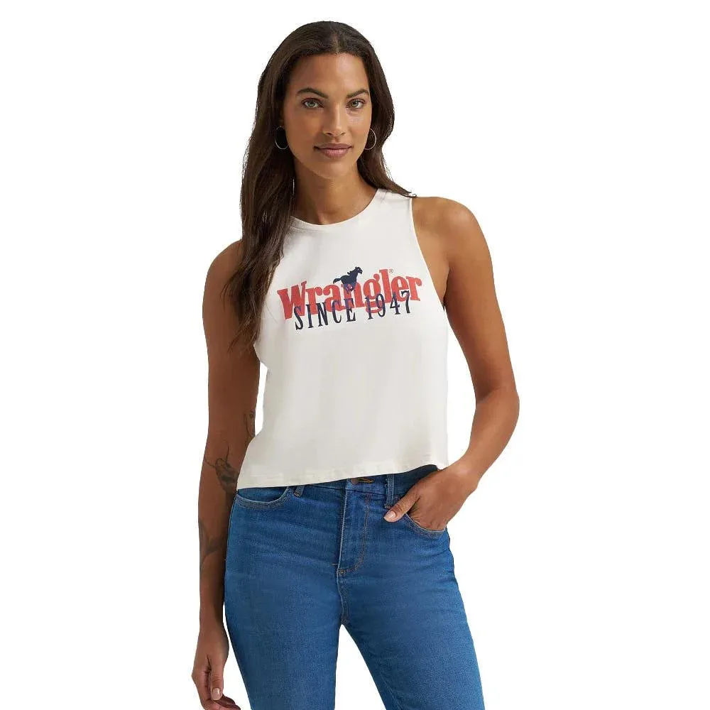 Wrangler Women's Festival Since 1947 Crop Tank