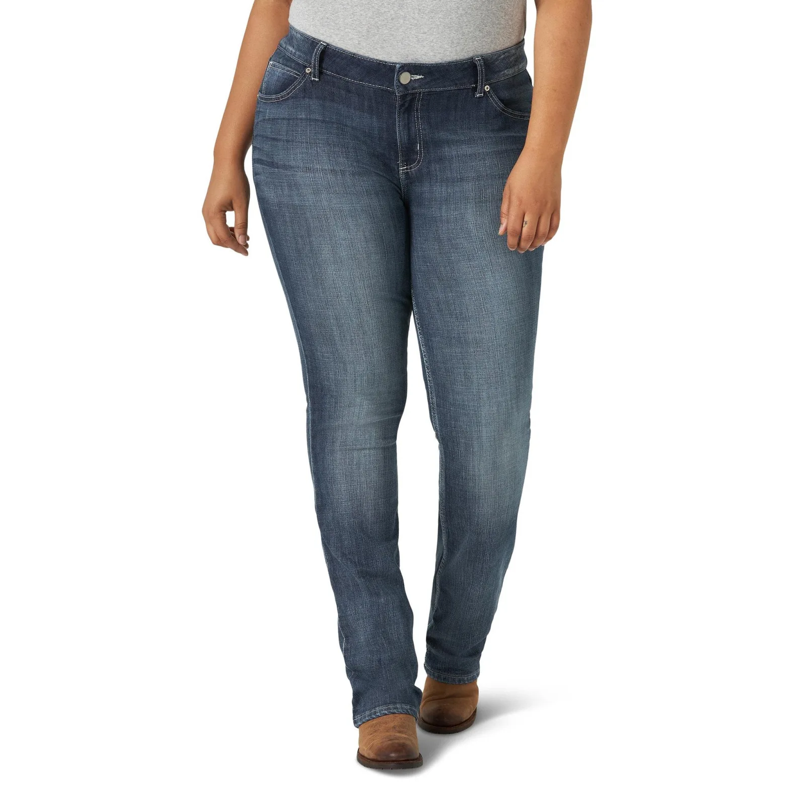 Wrangler Women's Plus Size Straight Leg Jean - Image 2