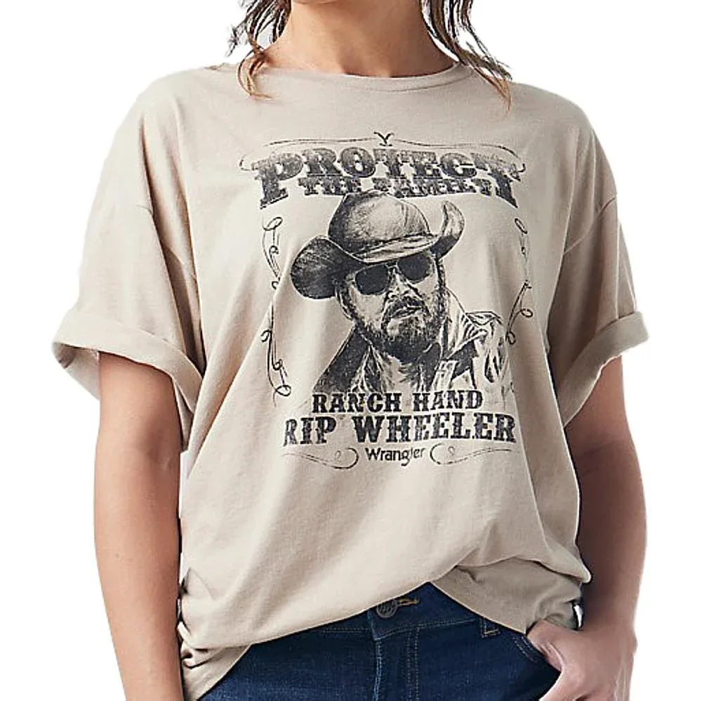 Wrangler Women's X Yellowstone Oversized Short Sleeve Tee