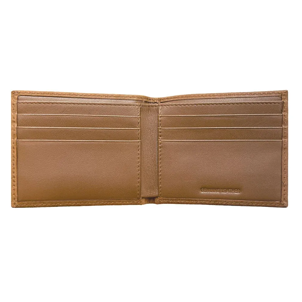 Wrangler Work Buffalo Leather Western Accent Bifold